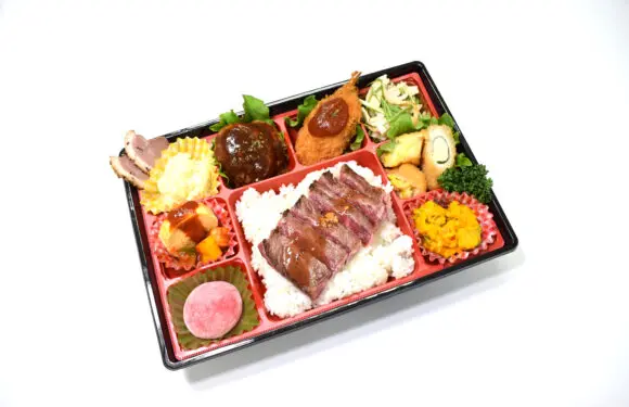 サーロインステーキの洋食仕出し弁当